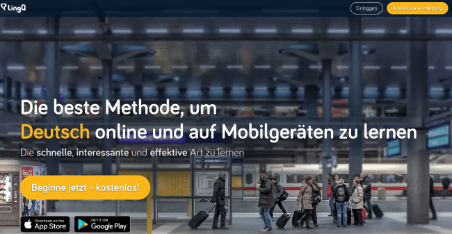 Deutsch lernen online mit Lingq