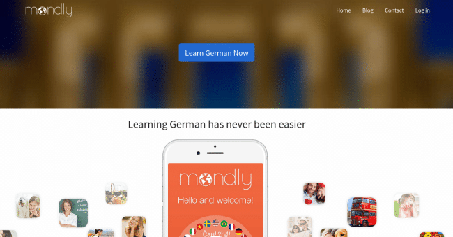 Deutsch lernen online mit Mondly