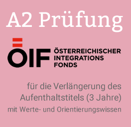 Deutsch A2 Prüfung ÖIF