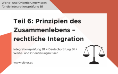 Integrationsprüfung Fragen: Prinzipien des Zusammenlebens – Rechtliche Integration